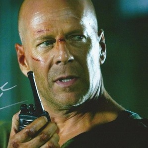 ブルース・ウィリス Bruce Willis サイン フォトの画像2