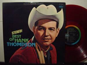 HANK THOMPSON 国内赤盤 LP STEREO BEST OF ロカビリー