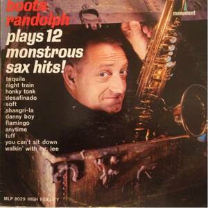 BOOTS RANDOLPH Orig LP Plays 12monstrous sax hits ロカビリー