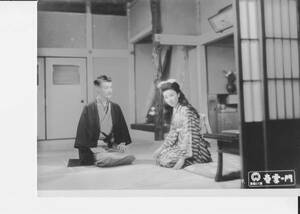 h3078山本富士子『春雪の門(1953』美品①