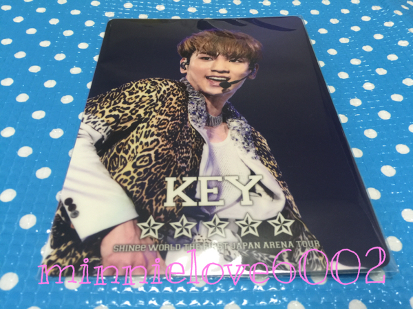 SHINee WORLD 2012★DVD 初回生産限定 ランダム封入 特典 下敷き★KEY キー