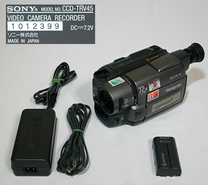 SONY( Sony )|3.5 type monitor installing 8 millimeter video camera before regulation CCD-TRV45 ( addition image equipped )| tube MXN