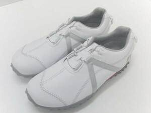 新品！FootJoy Ladies M Project w/BOA シューズ (White/Silver)