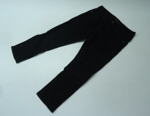 Comfort basic* cropped pants height tsu il Denim pants *SS/W58H83* black 