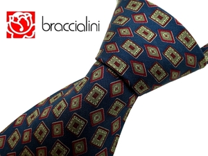 N328★送料無料★美品★BRACCIALINI ブラッチャリーニ ネクタイ