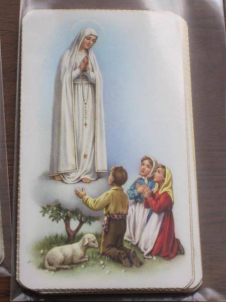 Picture ★Virgin of Fatima of Lourdes★Christian painting Mary, antique, collection, printed matter, others