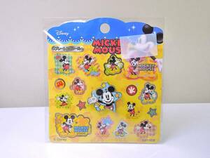 サンスター Disney プレート＆箔シール ミッキーマウス 未使用品