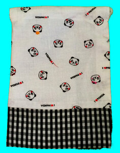  Panda Chan total pattern pouch 