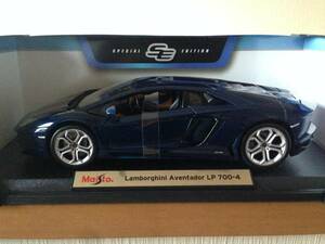  last rare Maisto Maisto 1/18 Lamborghini Aventador LP 700-4 navy blue Lamborghini 