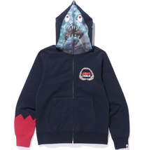 JAWS SHARK FULL ZIP HOODIE APE SHARK XL エイプ ジョーズ_画像1