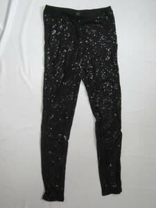 2295* beautiful goods *H&M H & M black s punk pants 