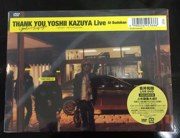 新品未開封☆送料無料　吉井　和哉　THANK YOU YOSHII KAZUYA..初回限定盤(2007/04/04)DVD/＜TOBF5523＞：