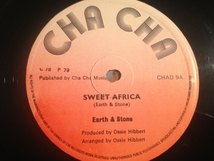 ■Earth & Stone/Sweet Africa■JAH SHAKA KILLER ROOTS！_画像1