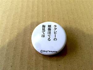  Terayama Shuuji parco Shibuya limitation badge 