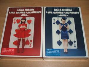 未使用 DVD 水樹奈々 NANA MIZUKI LIVE GAMES×ACADEMY BLUE RED