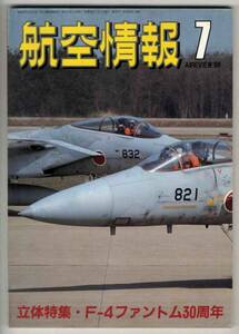 【c4714】88.7 航空情報／F-4ファントム30周年,チャーター機...