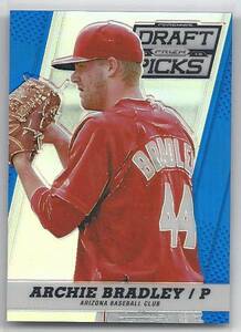 2013 Panini Prizm Draft Pick Archie Bradley Blue Prizm /75