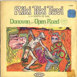 Donovan 「Riki Tiki Tavi/ Roots Of Oak」フランスEPIC盤EPレコード