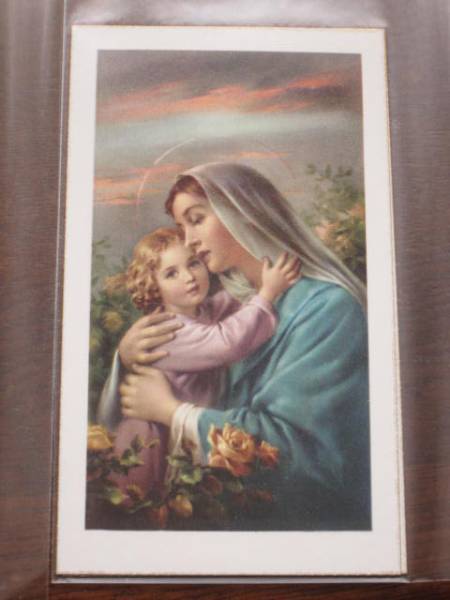 Mie★009 Tarjeta de Navidad con pintura cristiana, antiguo, recopilación, impresos, otros