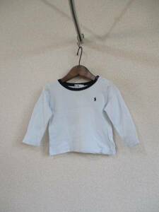 RalphLauren水色長袖カットソー サイズ80（USED）62616②