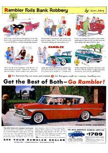 *1959 year. automobile advertisement Ran bla- Revell RAMBLER
