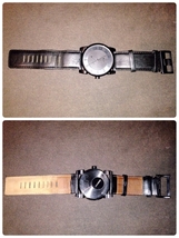 ◆ジャンク品◆ Vestal ベスタル ビッグフェイス　腕時計　黒 ブラック_画像3