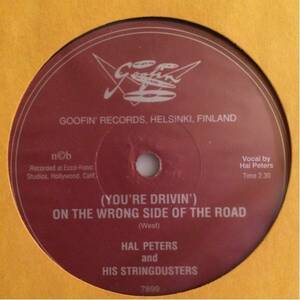 HAL PETERS 78回転 10inch YOU'RE DRIVIN' ロカビリー
