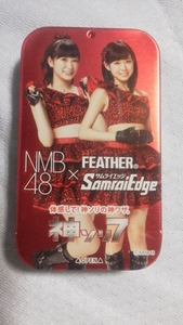 NMB48 渡辺美優紀 吉田朱里 プレゼント缶 サムライエッジ 縦