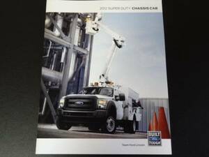 * Ford catalog SUPER DUTY CHASSIS USA 2012 prompt decision!