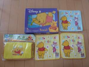* prompt decision! new goods Pooh face towel & handkerchie & cooler,air conditioner back 