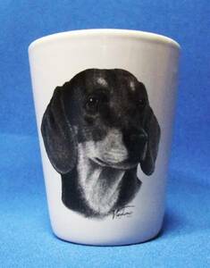 * dachshund smooth shot glass *