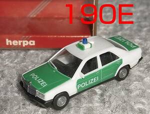 1/87メルセデスベンツ190E パトカー(W201)Mercedes Benz POLIZEI