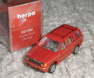 1/87グランド チェロキー JEEP レッド GRAND CHEROKEE herpa