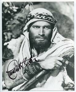 CHARLTON HESTON チャールトン・ヘストン 直筆 サイン フォト