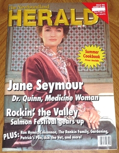 Herald 1993 Jane Seymour Dr Quinn Ron Hynes Jane Curtin Coneheads Rankin Family ジェーンシーモア ドクタークイン 大西部の女医物語