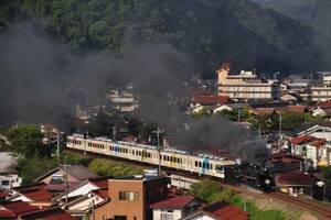 鉄道 デジ 写真 画像 あすか　SL重連やまぐち号　22