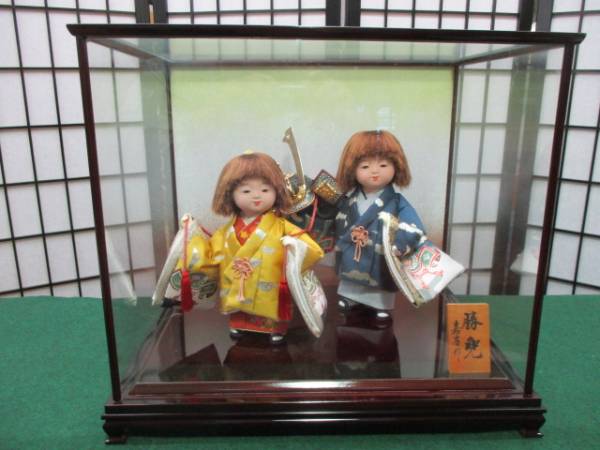 ■Kafusa Katsuraku Exhibition item Regular price 40, 000 yen Disposal price M3245 group, season, Annual event, children's day, May doll