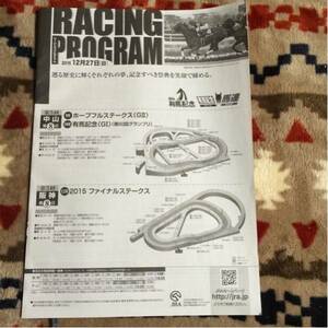 レーシングプログラム2015.12月27日有馬記念