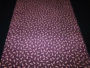 [ capital ...] silk long kimono-like garment flap .. pattern . purple . change sleeve for 4.4m