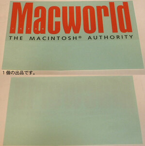 [Macworld JAPAN] Logo наклейка.