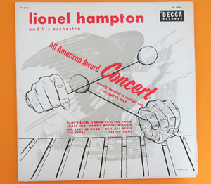 ◆LIONEL HAMPTON ◆ DECCA RECORDS 米深溝 フラット