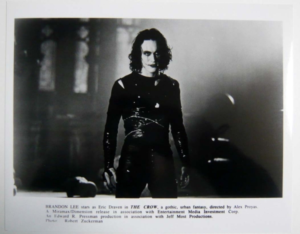 Brandon Lee (The Crow) US original press photo (1), movie, video, Movie related goods, photograph