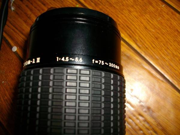 SIGMA ZOOM-ラムダⅡ 1:4.5~5.6 f75~300mm 55φ