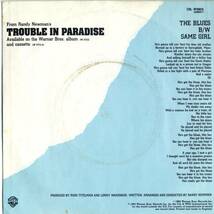 Randy Newman & Paul Simon 「The Blues」米国WARNER盤EPレコード_画像3