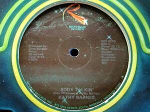 □試聴□Kathy Barnes - Body Talkin'/Dance Classic□