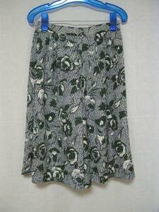  hand made *s car cho* skirt * exactly W68cm* floral print 