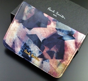  present .! new goods * box attaching Paul Smith ticket holder / pass case t36