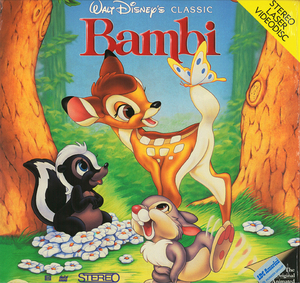  free shipping! masterpiece Disney _ Bambi _ import version LD beautiful goods ClosedCaptioned