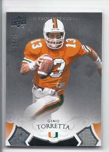 2011 Exquisite Gino Torretta /75