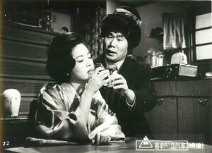 p5959渥美清佐久間良子『喜劇　初詣列車(1968』美品